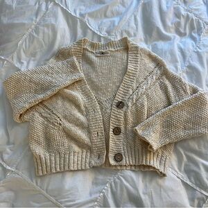 Natural Life Beige Knit Cardigan